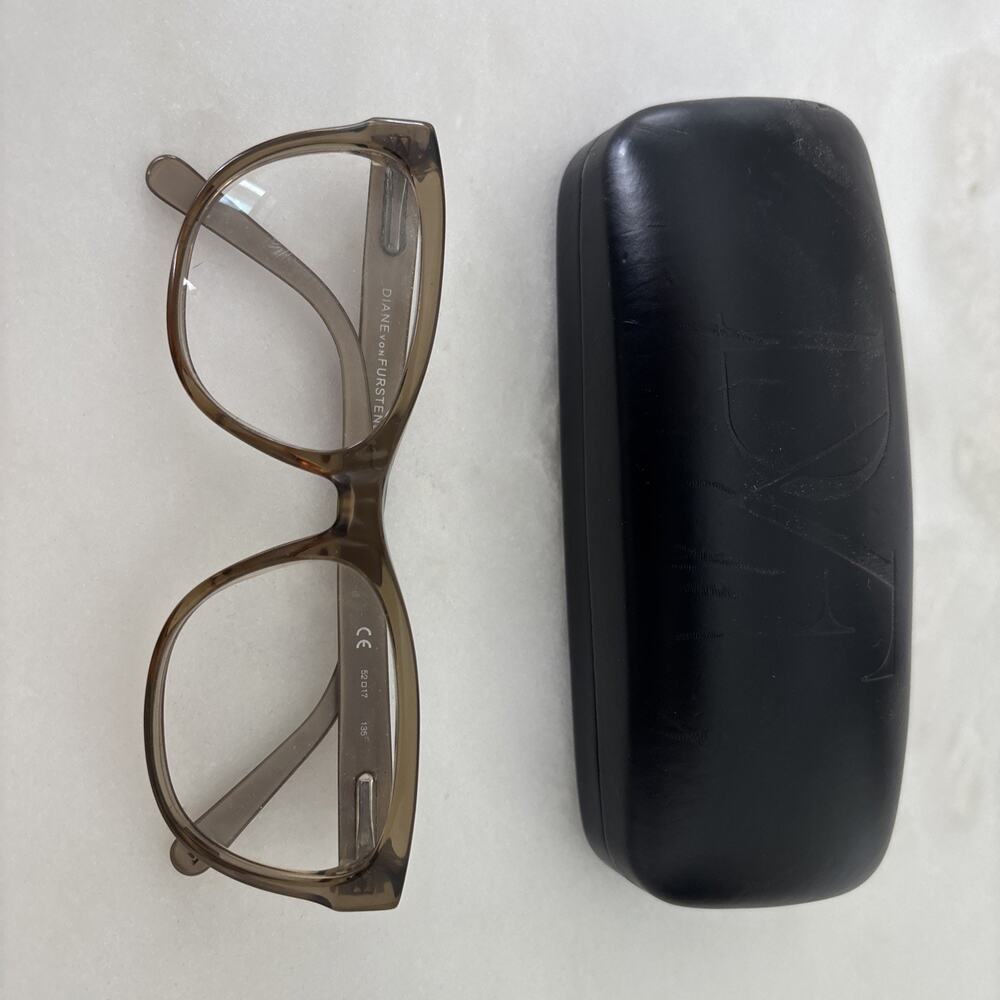 Diane Von Furstenberg DVF5044 272 Women's Brown Full-Rim RX Eyeglass Frames